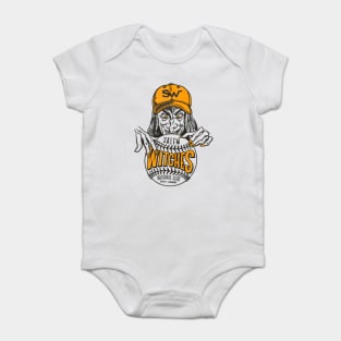 Defunct Salem Witches Baseball Team Baby Bodysuit